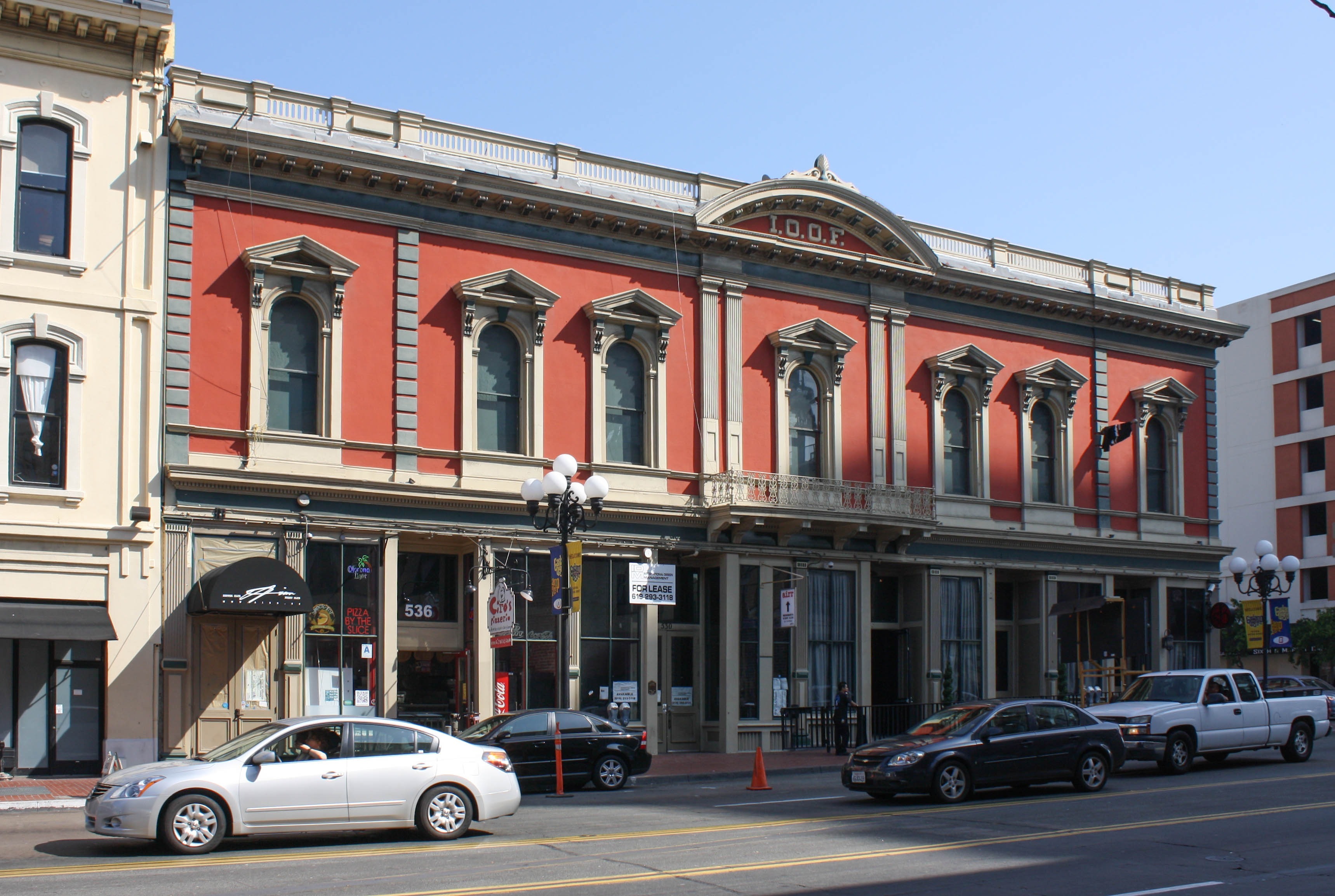 I.O.O.F. Building (Odd Fellows Building), 1882, San Diego (view 2 of 2)