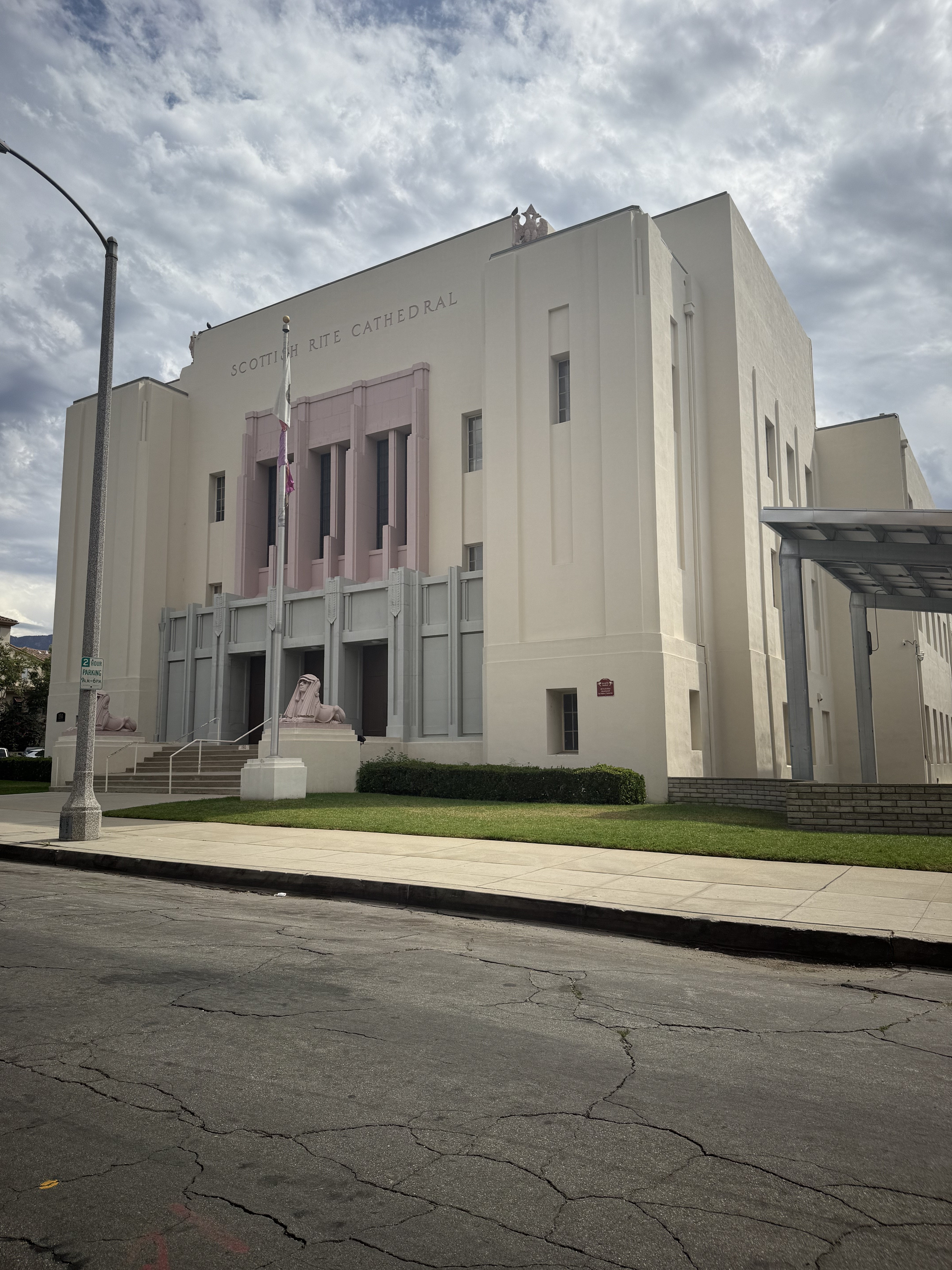 Pasadena Scottish Rite Cathedral, Joseph J. Blick, 1925, Pasadena (view 2 of 2)