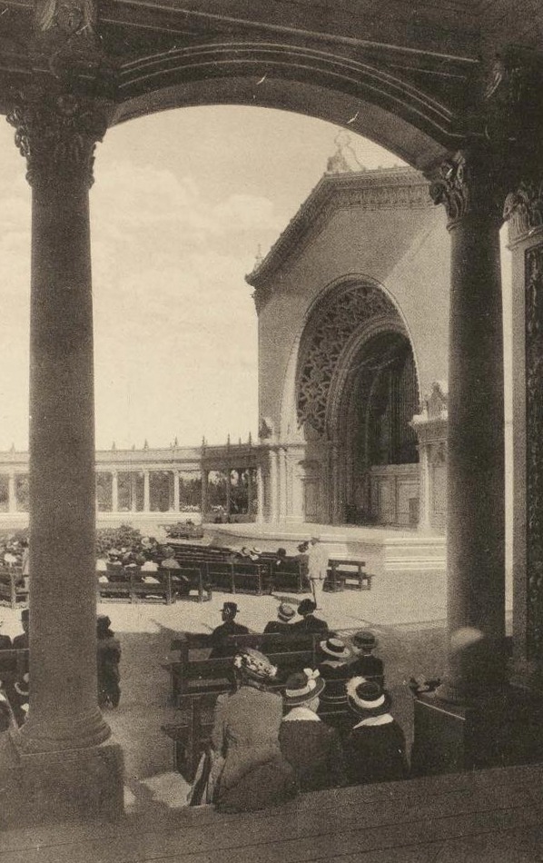 Spreckels Organ Pavilion, Harrison Albright, 1914, San Diego (view 12 of 12)
