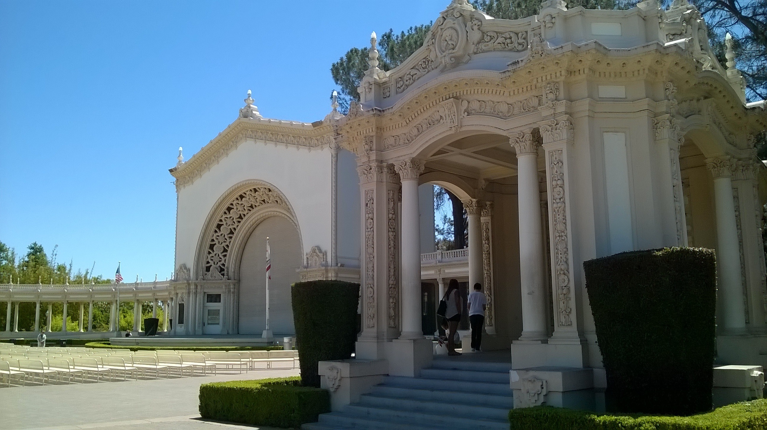Spreckels Organ Pavilion, Harrison Albright, 1914, San Diego (view 6 of 12)