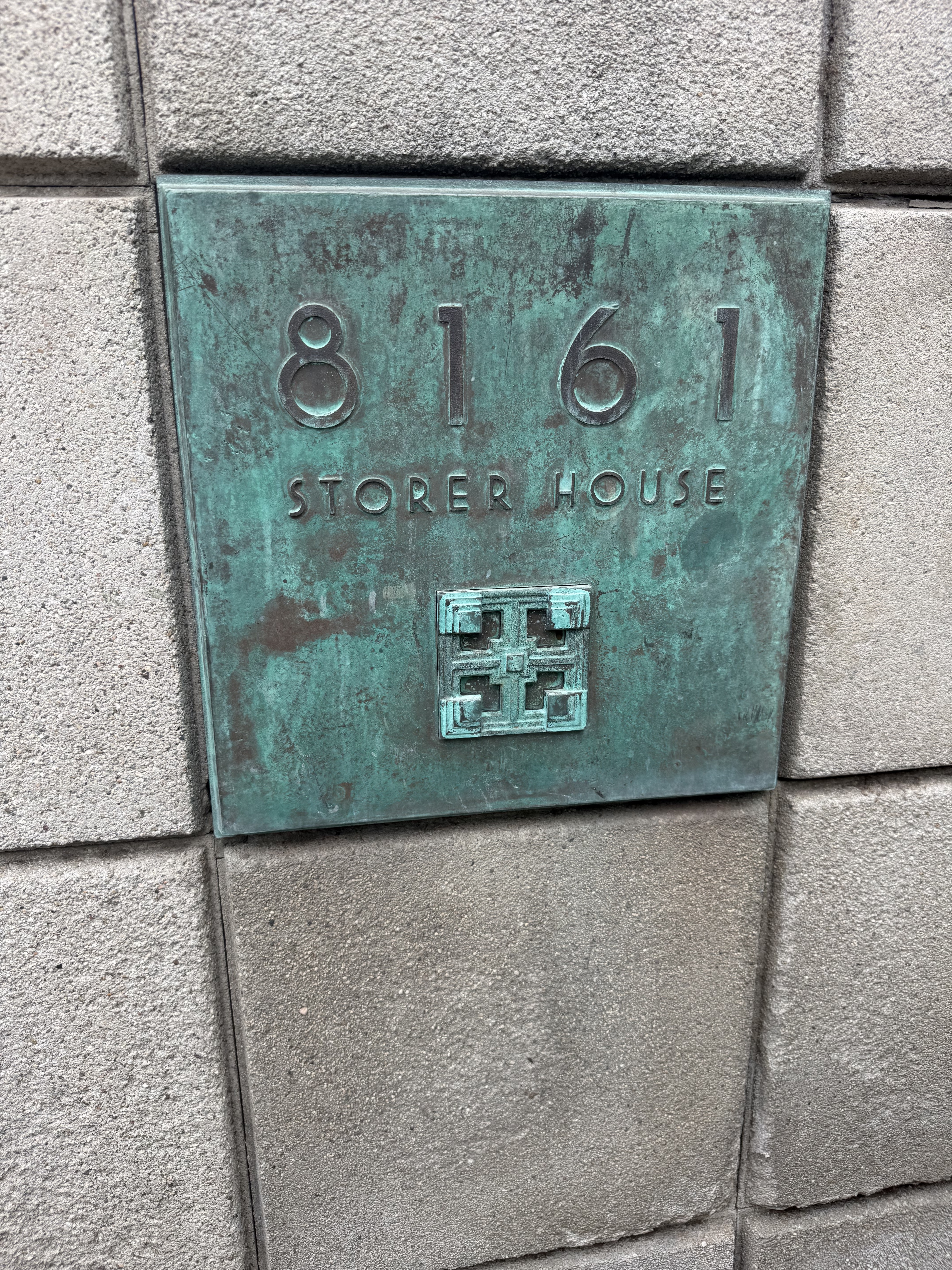 Storer House, Frank Lloyd Wright, 1923, West Hollywood (view 6 of 6)