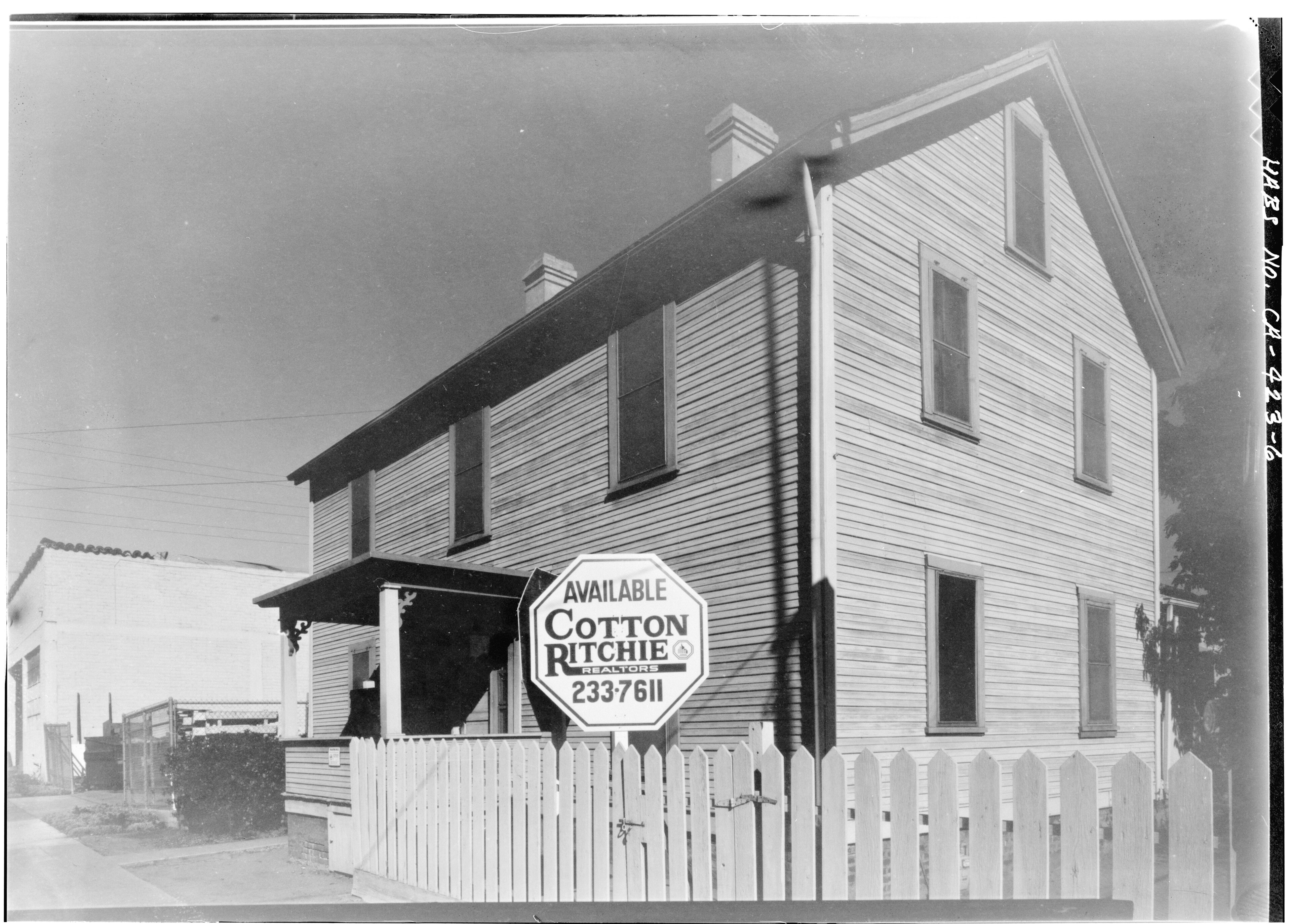 William Heath Davis House (Davis-Horton House), 1850, San Diego (view 5 of 7)
