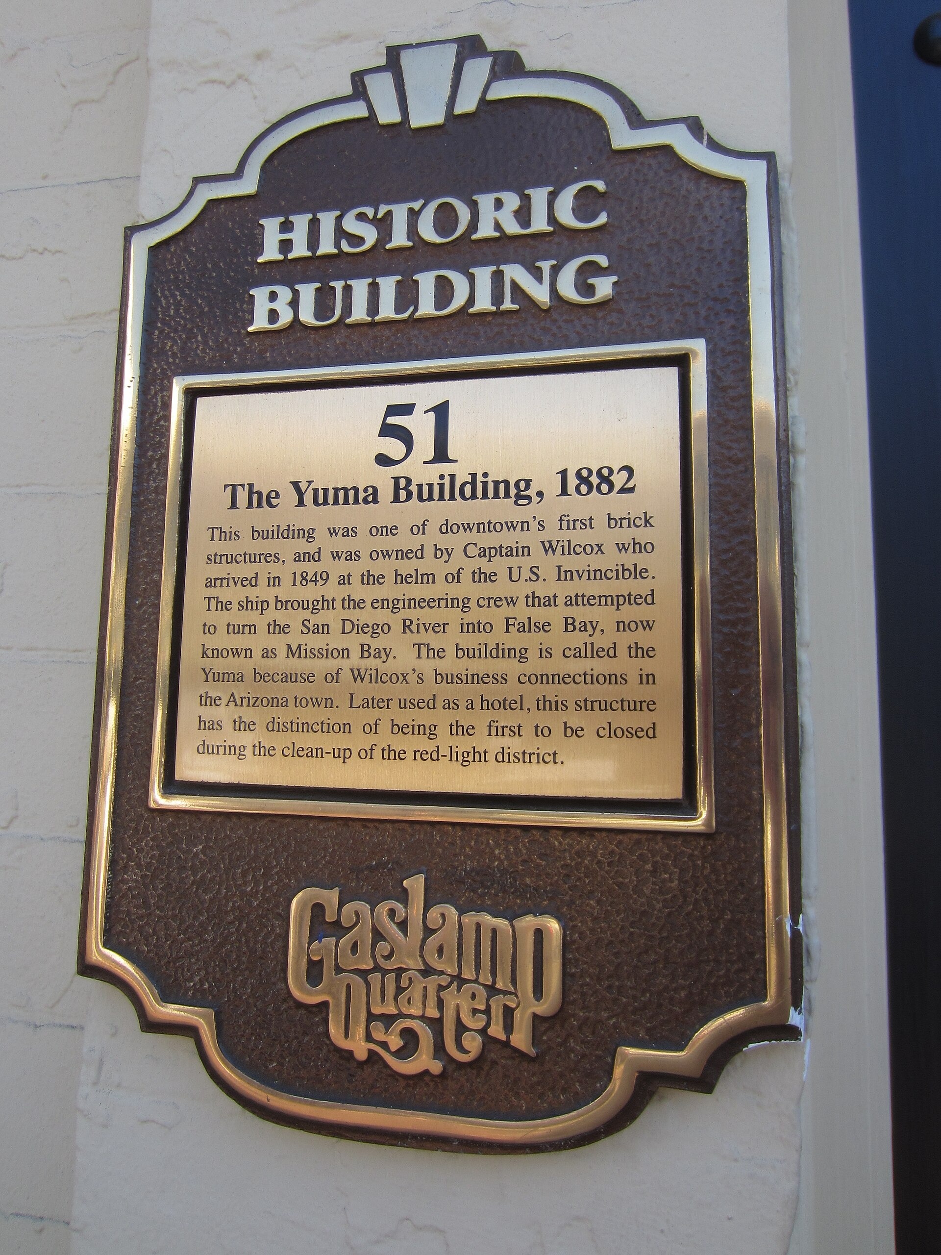 Yuma Building, 1888, San Diego
